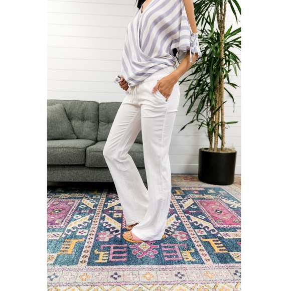 Pants - I'm On Vacation Linen Pants 2XL